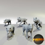 FIREBALL NPC - PACK WOLVES DIRE