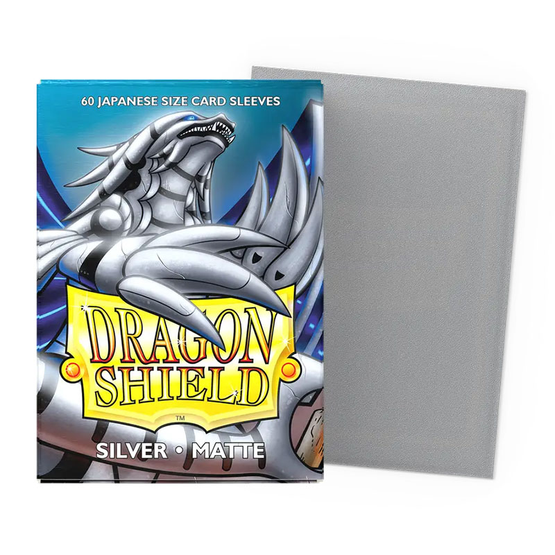 DRAGON SHIELD JAPANESE MATTE SLEEVES SILVER