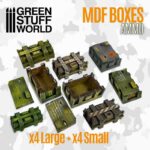 TERRAIN - RECTANGULAR AMMO MDF BOXES (4X4 BOXES SET)