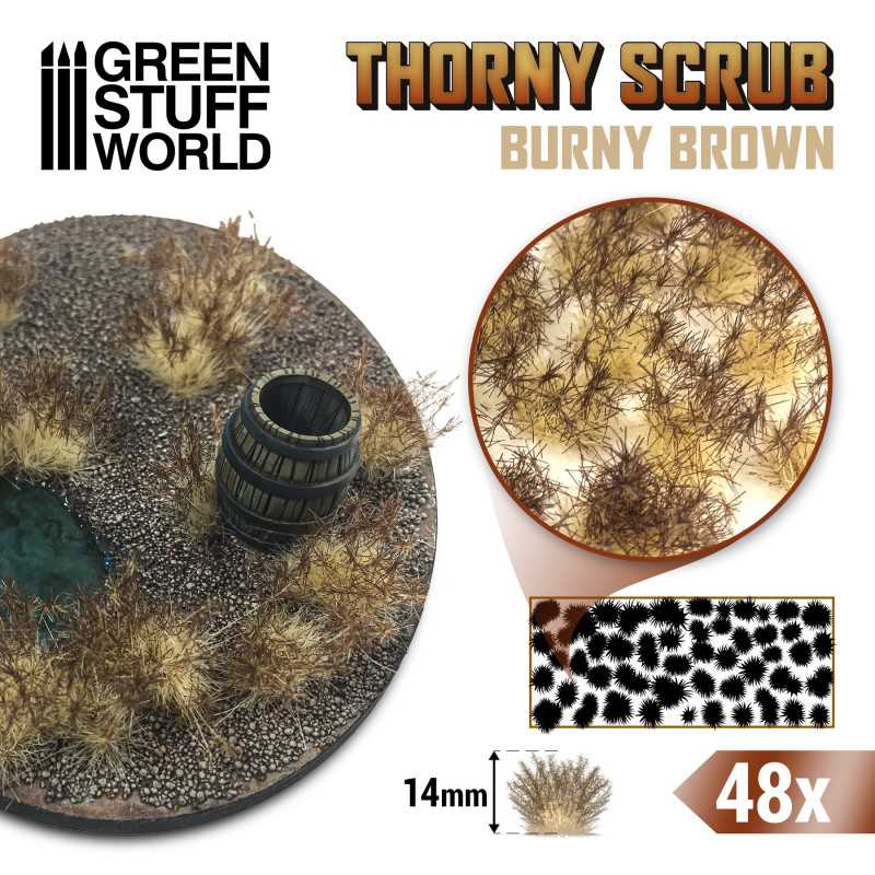 TUFT - THORNY SPIKY SCRUB BURNY BROWN