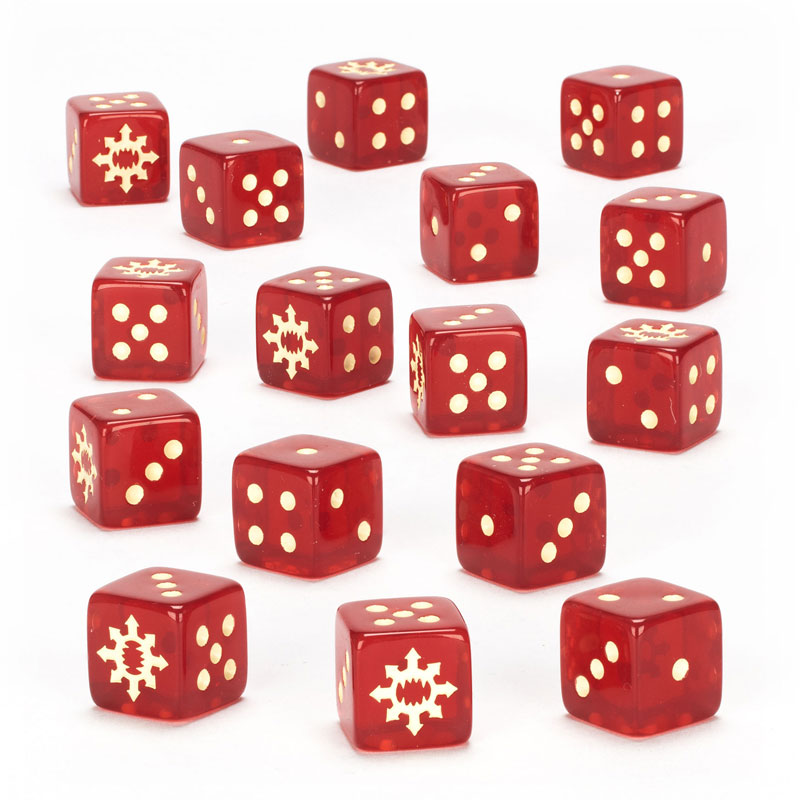WARHAMMER 40000: WORLD EATERS DICE