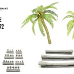 DIORAMA: PALM TREE TRUNK PART 1 1/72