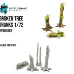 DIORAMA: BROKEN TREE TRUNKS 1/72