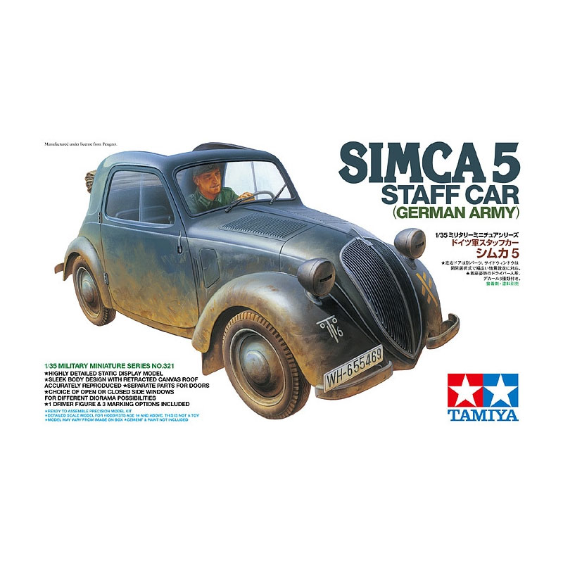 35321 - GERMAN SIMCA S5 STAFF CAR 1/35