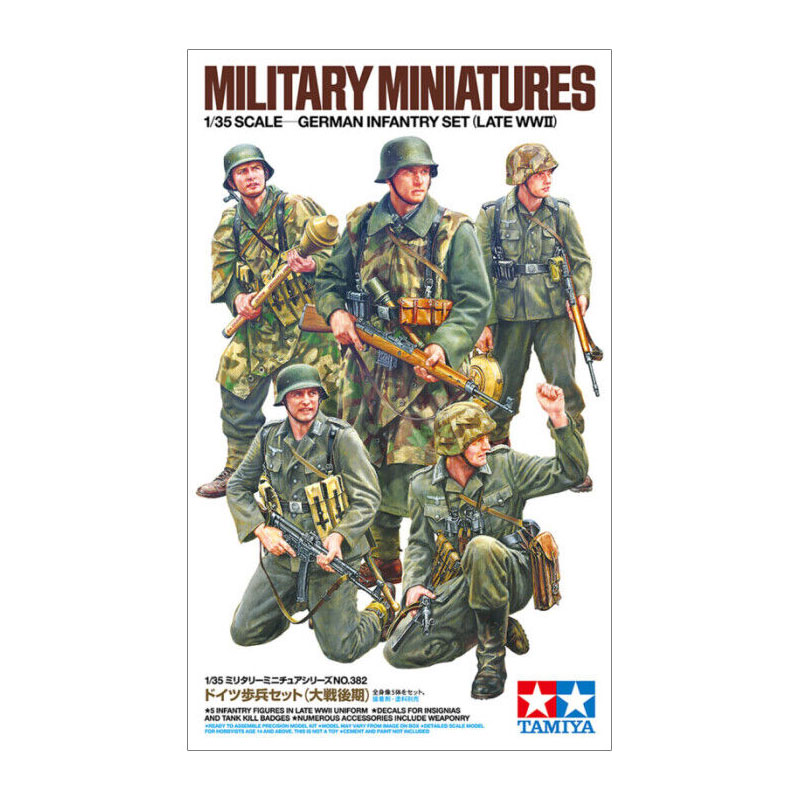 35382 - FIGURE SET GERMAN INFANTRY 1943-45 1/35