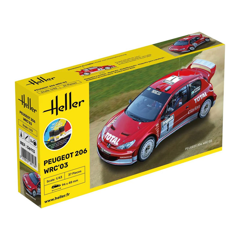 56113 - STARTER KIT PEUGEOT 206 WRC'03 1/43