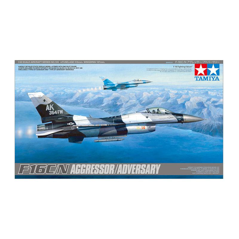 61106 - LOCKHEED MARTIN F-16C/N AGGRESSOR 1/48