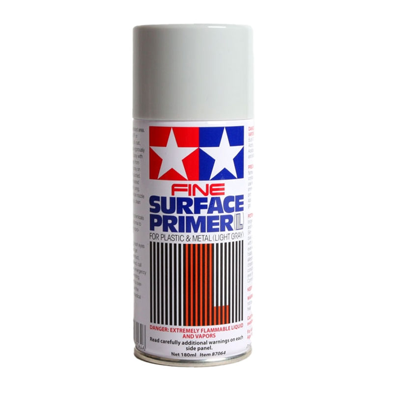 87064 - TAMIYA FINE SURFACE PRIMER LT.GREY 180ML
