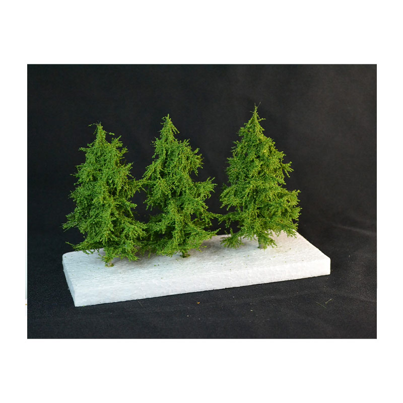 SPRUCE SET 3PCS 10CM M.GREEN