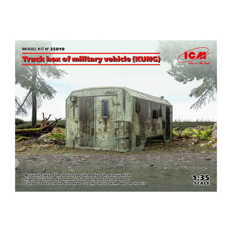 35010 - TRUCK BOX OF MILITARY VEHICLE (KUNG) 1/35