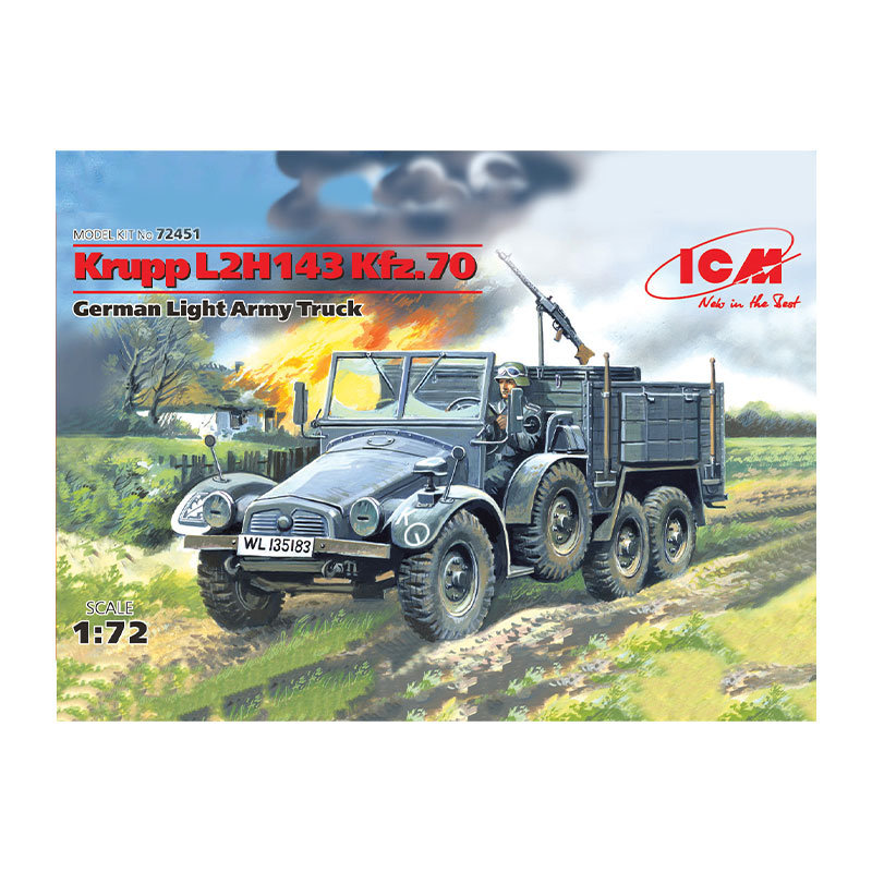 72451 - KRUPP L2H 143 KFZ.70 1/72