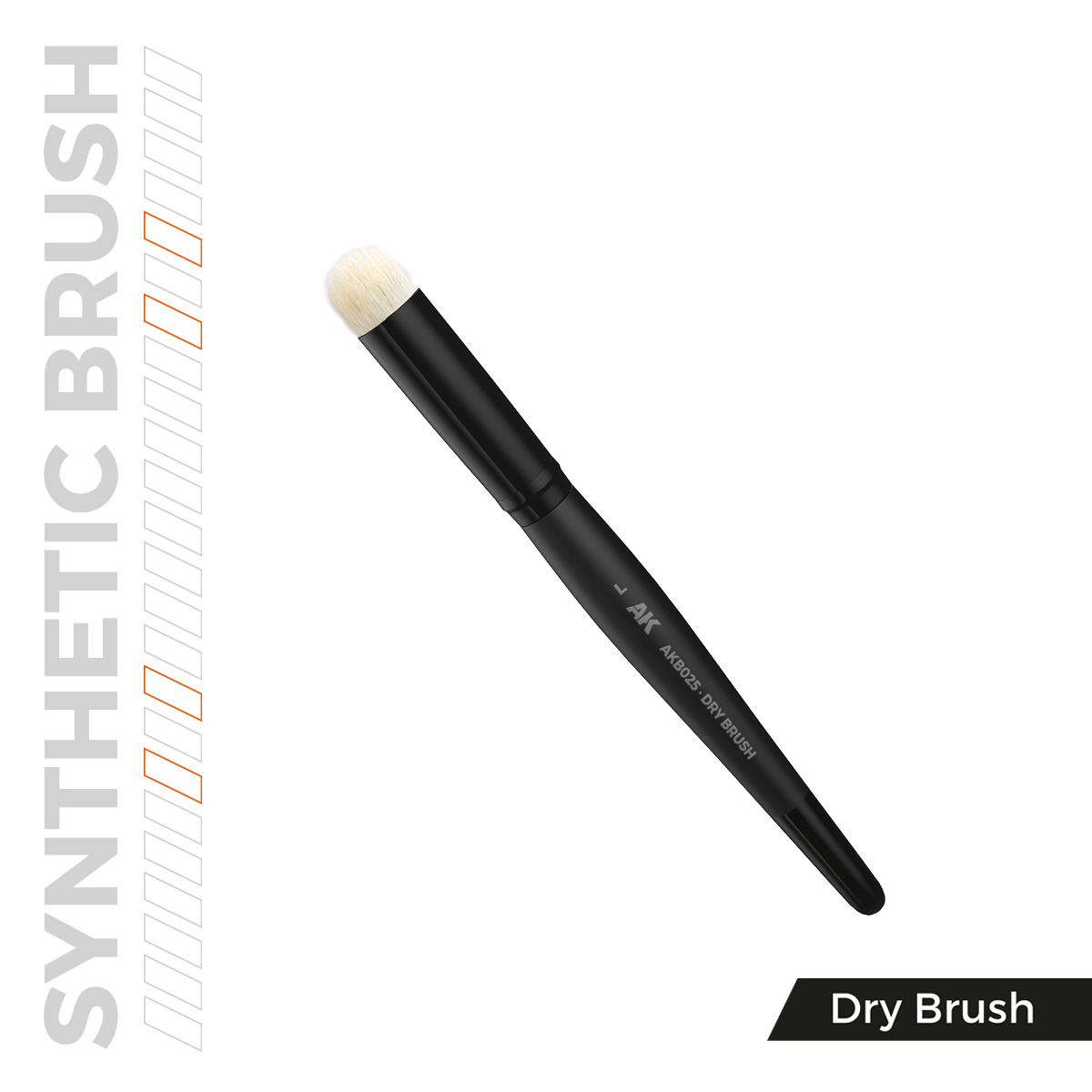AKB025 - AK SYNTHETIC DRY BRUSH - L
