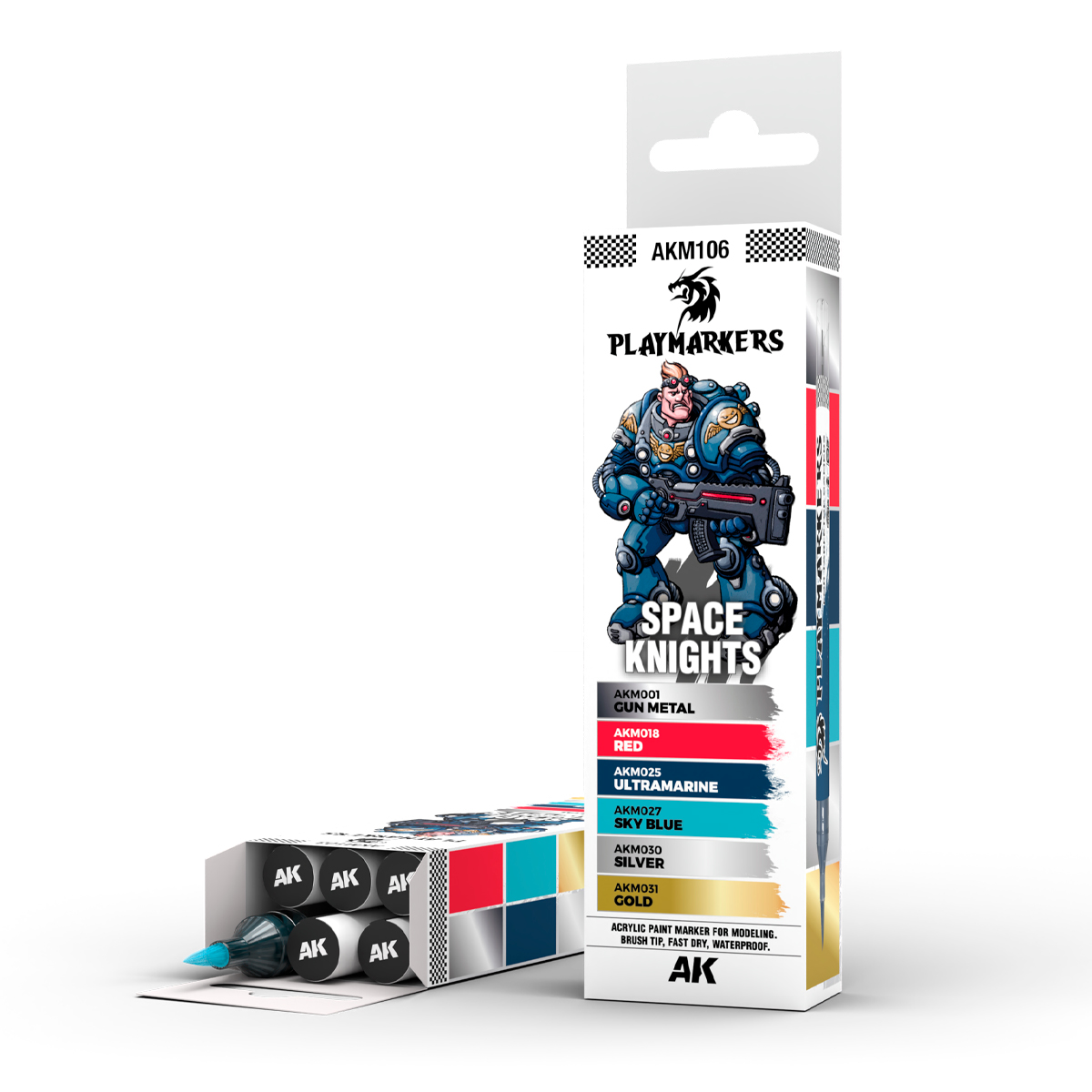 PLAYMARKERS SET - 106 - SPACE KNIGHT (6 REF.)
