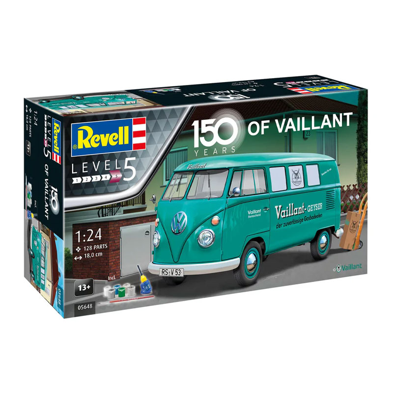 05648 - GESCHENKSET 150 YEARS OF VAILLANT VW T1 BUS 1/24