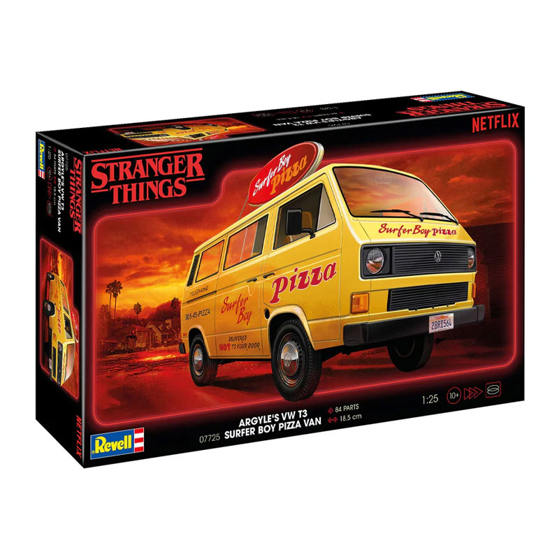 07725 - STRANGER THINGS VW T3 BUS SURFER BOY 1/24