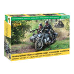3717 - ZUENDAPP K800 MOTORCYCLE w/SIDECAR 1/35