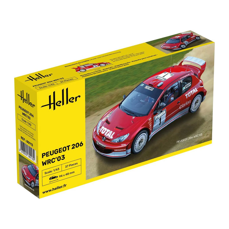 80113 - PEUGEOT 206 WRC'03 1/43