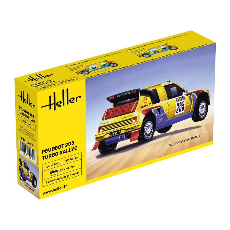 80189 - PEUGEOT 205 TURBO RALLYE 1/43