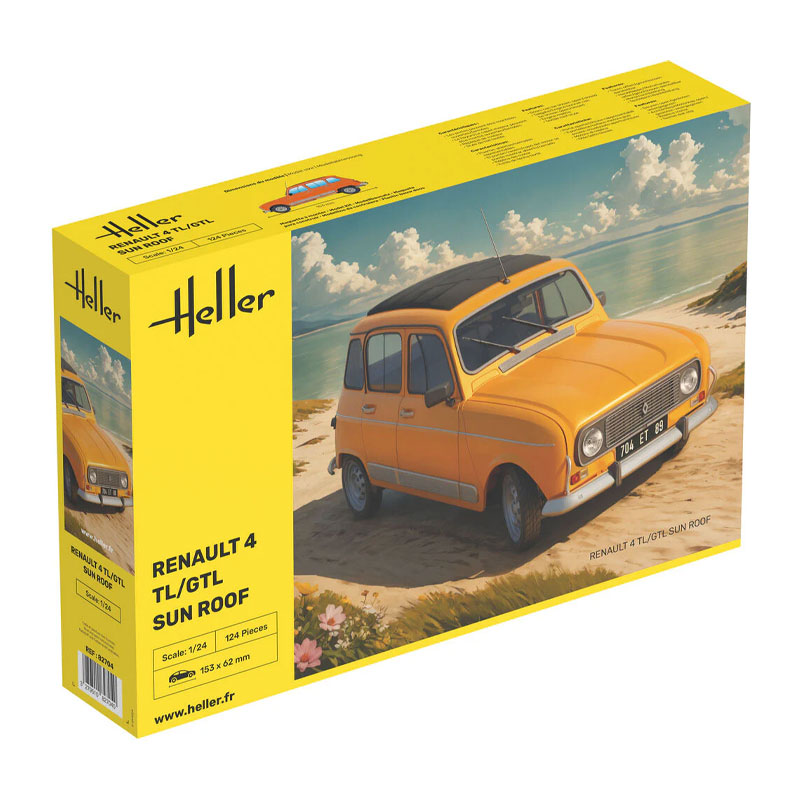 82704 - RENAULT 4 TL/GTL SUN ROOF 1/24