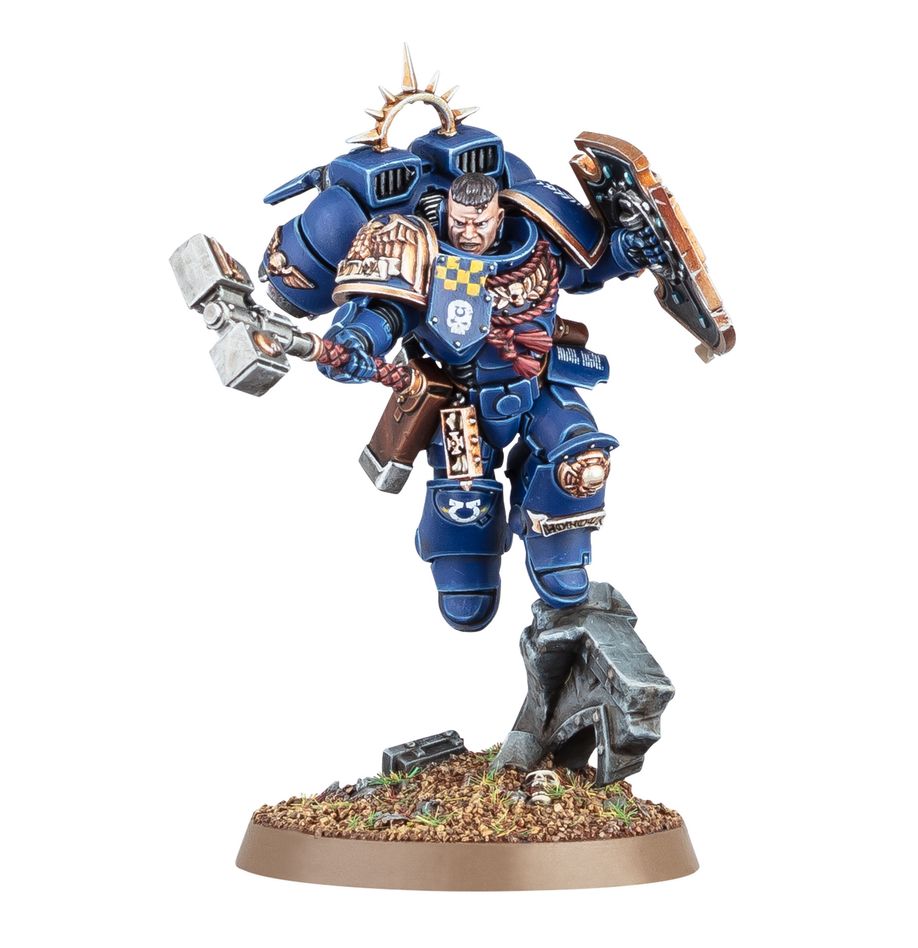 SPACE MARINES: CAPTAIN W/JUMP PACK & RELIC SHIELD