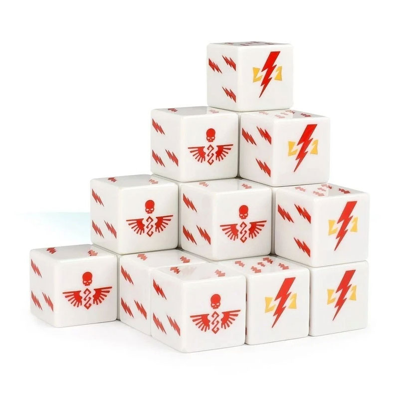 WARHAMMER 40000: WHITE SCARS DICE