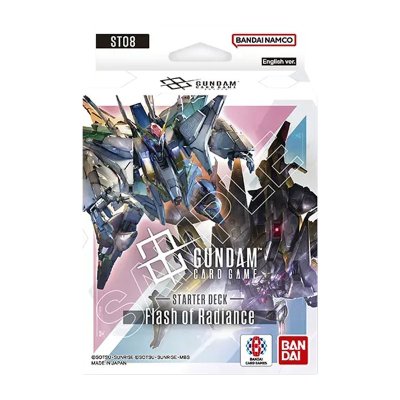 GUNDAM TCG STARTER DECK ST08 FLASH OF RADIANCE