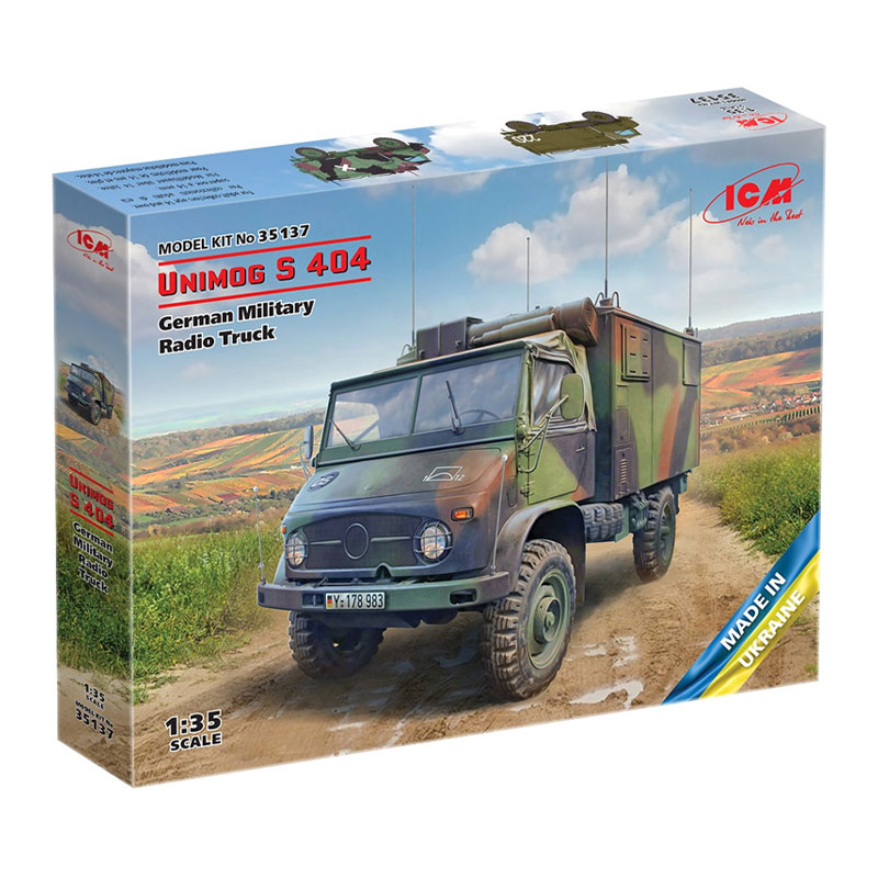 35137 - UNIMOG S 404, GERMAN MILITARY RADIO TRUCK 1/35