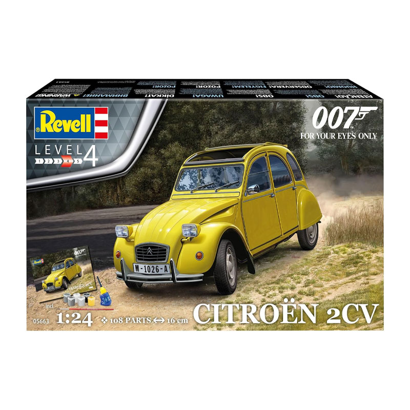 5663 - STARTER SET JAMES BOND CITROEN 2CV 1/24