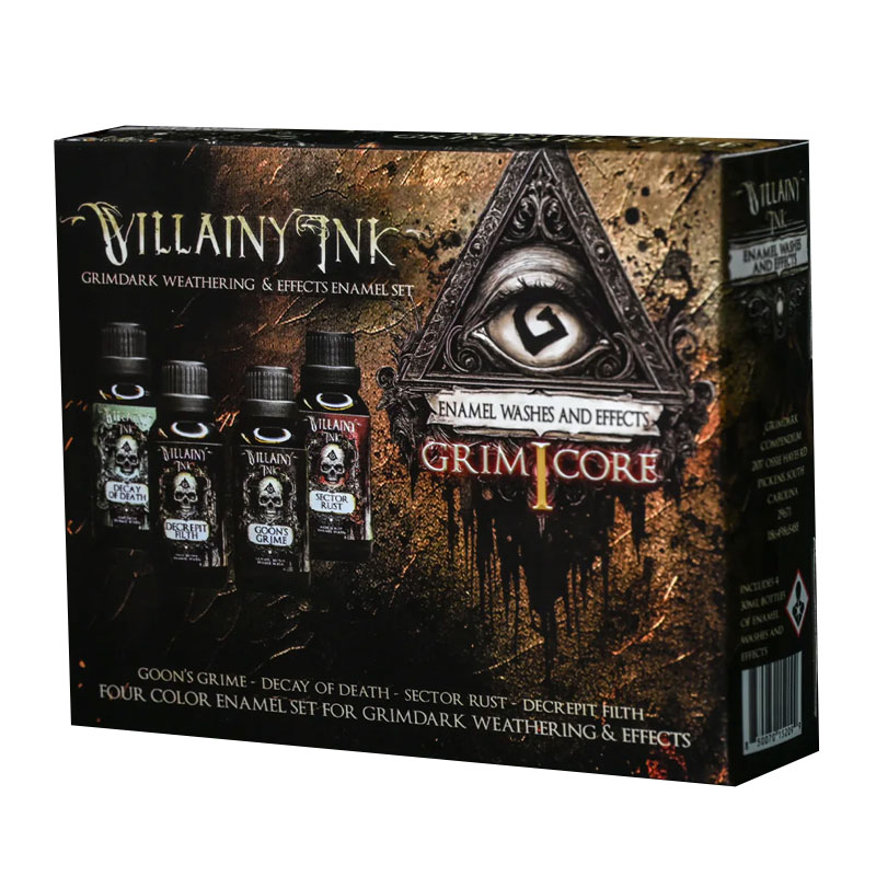 VILLAINY INK ENAMEL - GRIM CORE SET 1 V3.0 (4X30 ML)
