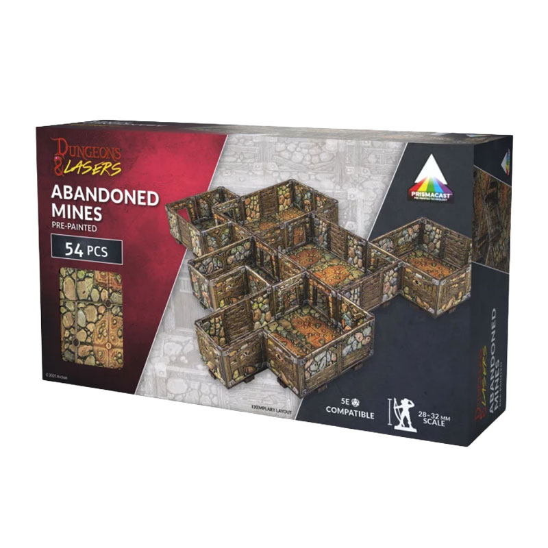 DUNGEONS & LASERS - ABANDONED MINES: PRE-PAINTED