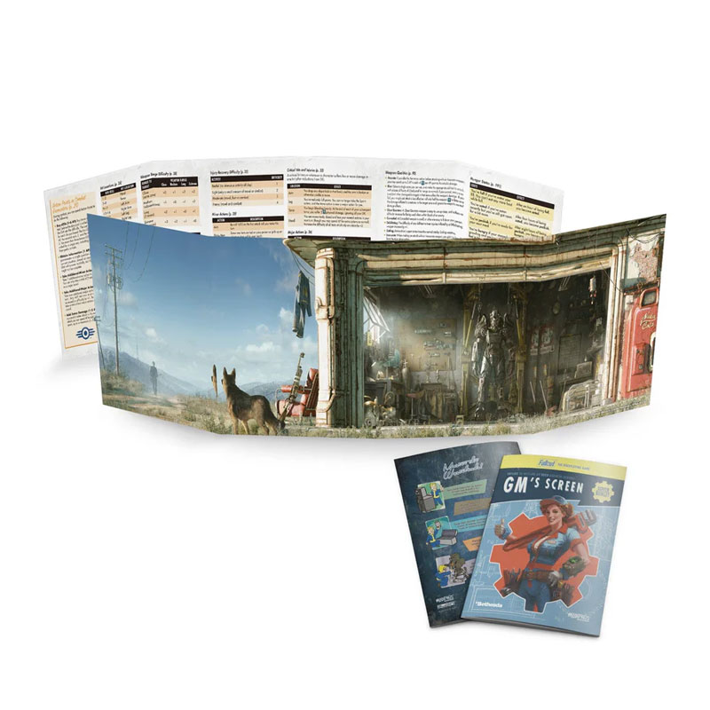FALLOUT: THE ROLEPLAYING GAME - GM SCREEN + BOOKLET + FLYSHEET