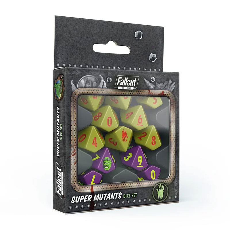 FALLOUT FACTIONS: DICE SETS: SUPER MUTANTS