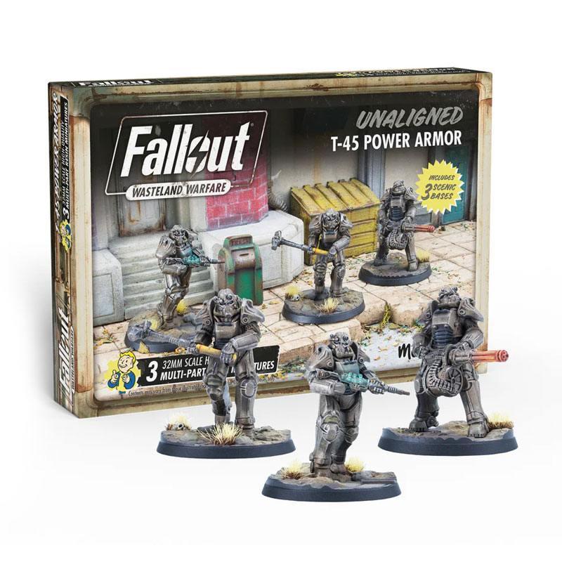 FALLOUT WASTELAND WARFARE - UNALIGNED T-45 POWER ARMOR