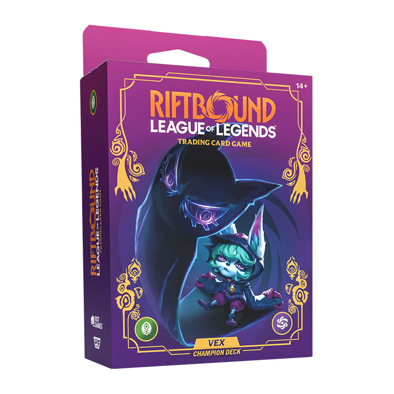 RIFTBOUND: LEAGUE OF LEGENDS TCG UNLEASHED VEX CHAMPION DECK