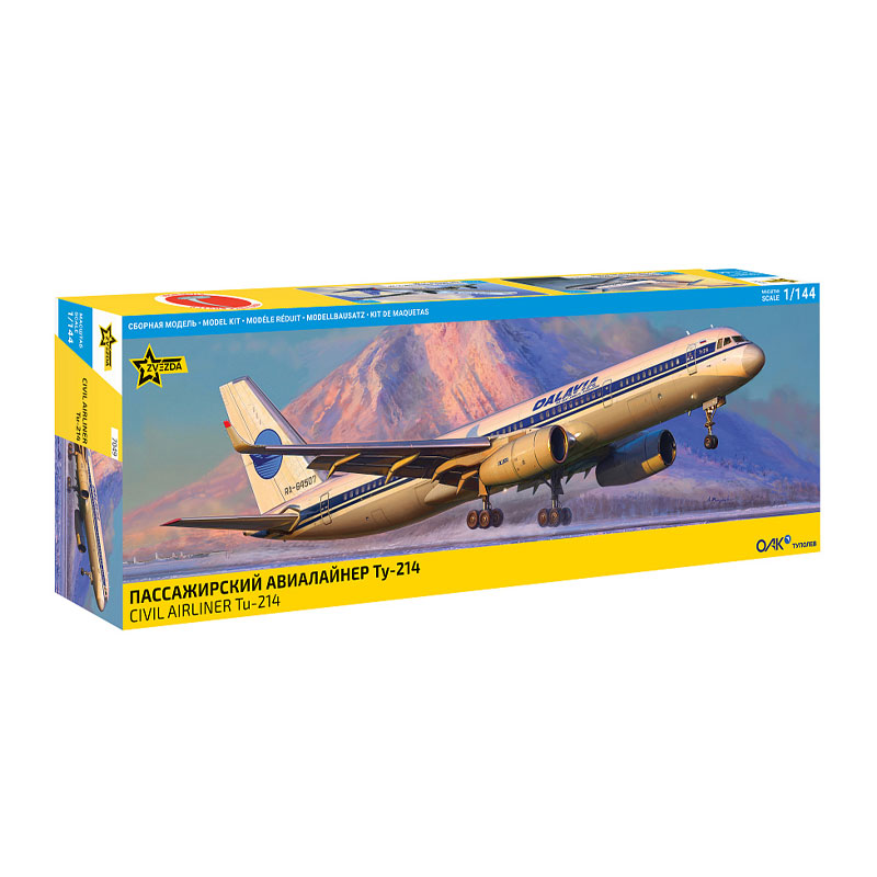 7049 -  CIVIL AIRLINER TU-214 1/144
