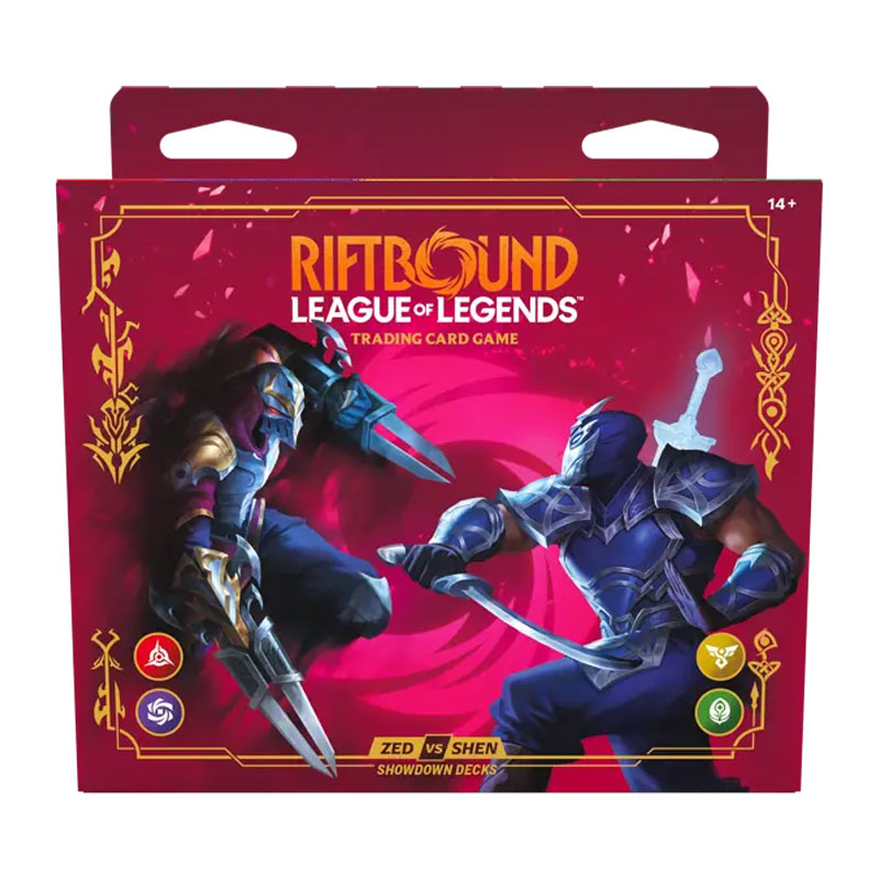 RIFTBOUND LEAGUE OF LEGENDS ZED VS SHEN SHOWDOWN DECK